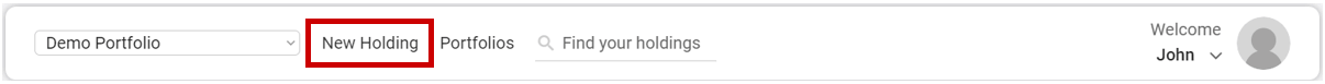Accessing the "Import Transactions (CSV)" feature in Pro Stock Tracker