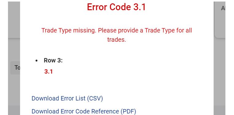 Error handling during direct CSV import in Pro Stock Tracker